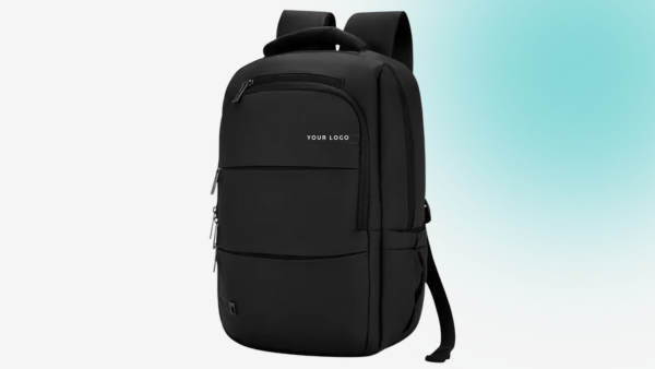 Executive Leather-Style Backpack