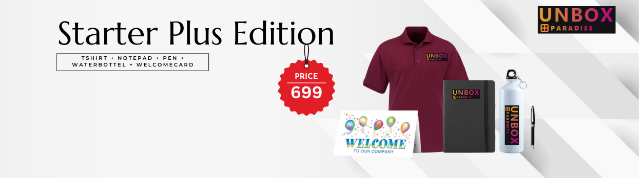 Corporate gifting solutions and branded merchandise by Unbox Paradise
